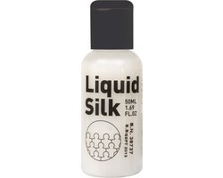 Liquid Silk - Sex Lube - Hybride Glijmiddel - Veilig voor Condooms - Ook voor Massage 50 ml