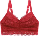 Cosabella Beugelloze Beha NSN CURVY SWEETIE SOFT BRA ROSSETTO Vrouwen - Maat XL