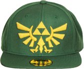 Nintendo - Zelda Embroided Gold Logo Snapback (Green) - Carnavalskleding