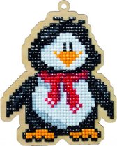 Diamond Painting Wizardi Wood Charm Penguin Willie