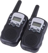 Walkie Talkie Spider Duo set zwart