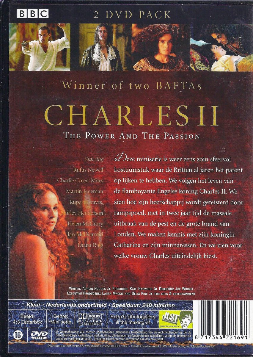 Charles II (Dvd), Christian Coulson Dvds bol foto