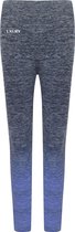 LXURY Dames Fade Sportlegging  Maat XXS/XS - Blauw - Sportkleding - High Waist - Sportbroek