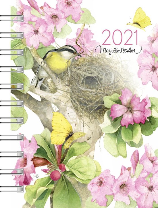 bol.com | Agenda 2021 - Marjolein Bastin met Spiraal (15.5 cm x 11cm