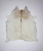 KOELAP Koeienhuid Vloerkleed - Bruinwit Gevlekt Langharig - 190 x 210 cm - 1002674