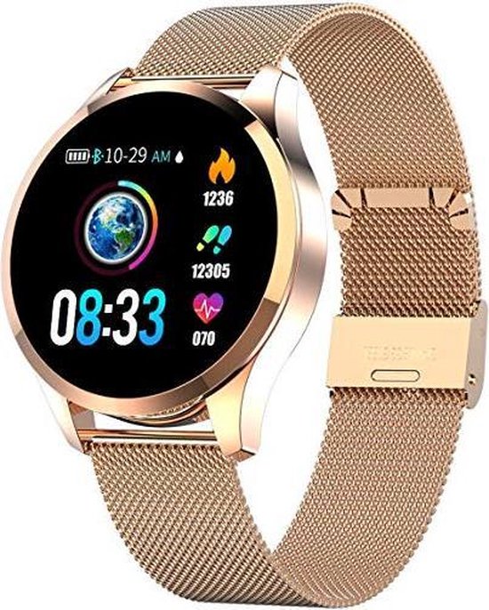 Belesy® Q9 - Smartwatch - Rose goud | bol.com