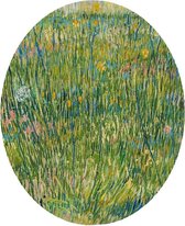 Grasgrond, Vincent van Gogh - Foto op Behangcirkel - ⌀ 120 cm