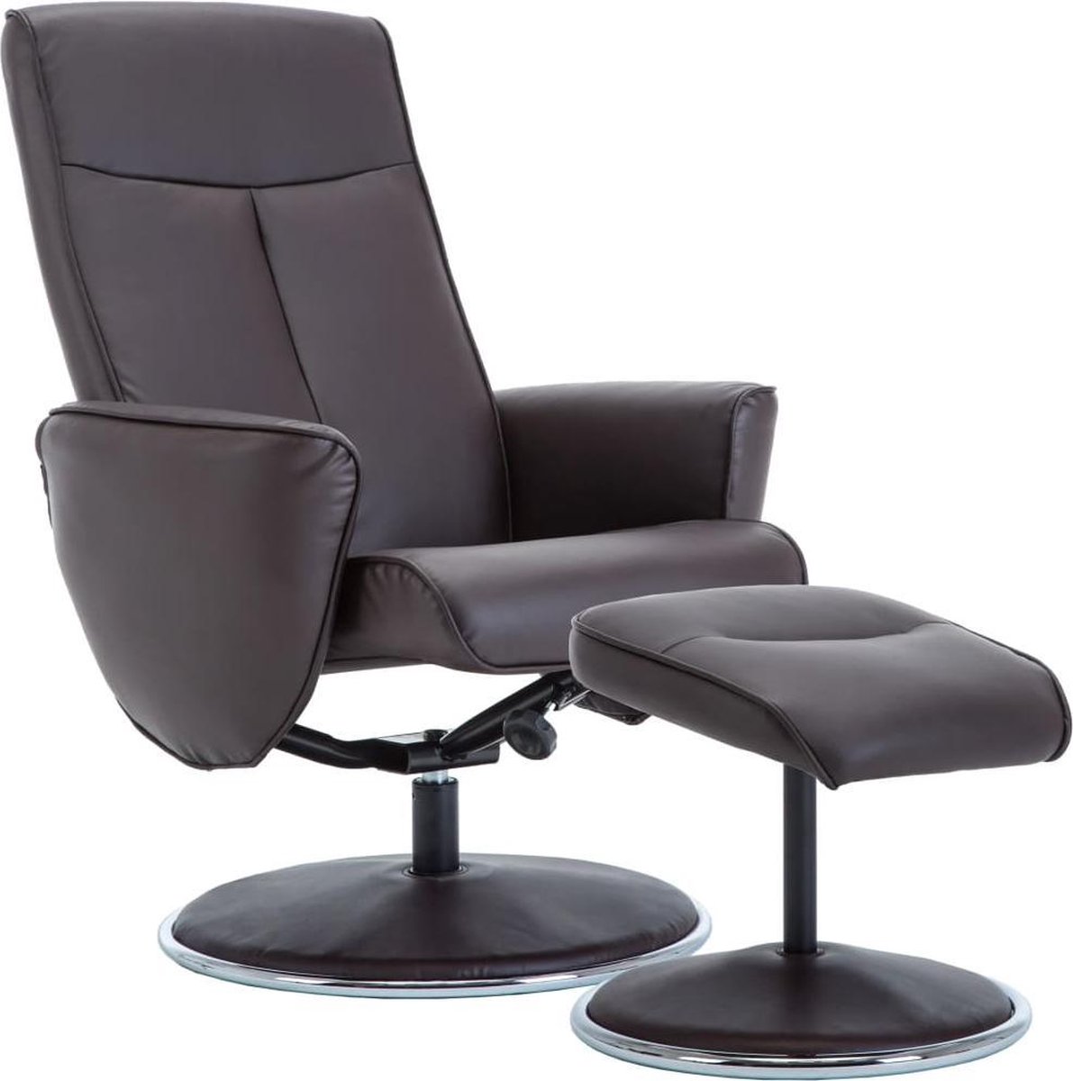 Luxe Fauteuil Leer (Incl LW anti kras viltjes) Loungestoel Lounge