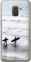 Samsung Galaxy A8 (2018) Hoesje Transparant TPU Case - Surfing #ffffff