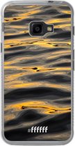 Samsung Galaxy Xcover 4 Hoesje Transparant TPU Case - Water Waves #ffffff