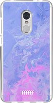 Xiaomi Redmi 5 Hoesje Transparant TPU Case - Purple and Pink Water #ffffff