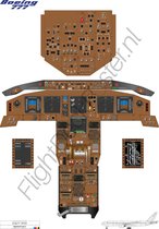 Boeing 777 - 200 / 300 - T-Bone (Enkele A0 poster) FlightDeckPoster / Cockpitposter / Cockpit poster / Cockpit mockup