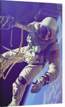 Astronaut Gemini 4 first in outer space (ruimtevaart) - Foto op Plexiglas - 40 x 60 cm