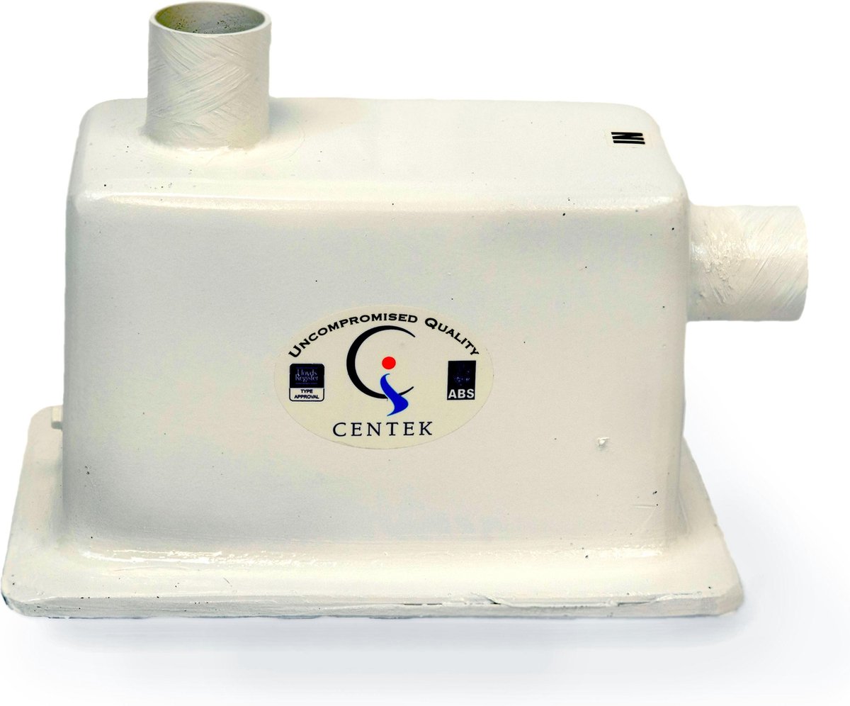 Centek Marine witte kunststof GRP Waterlock Ø51mm