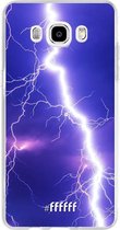 Samsung Galaxy J5 (2016) Hoesje Transparant TPU Case - Thunderbolt #ffffff