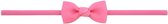 Haarbandje hoofdband elastiek baby peuter meisje strik lint roze – gratis verzending