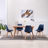 Eetkamerstoelen 4 stuks (Incl LW anti kras viltjes) - Eetkamer stoelen - Extra stoelen voor huiskamer - Dineerstoelen - Tafelstoelen - Huiskamer stoelen