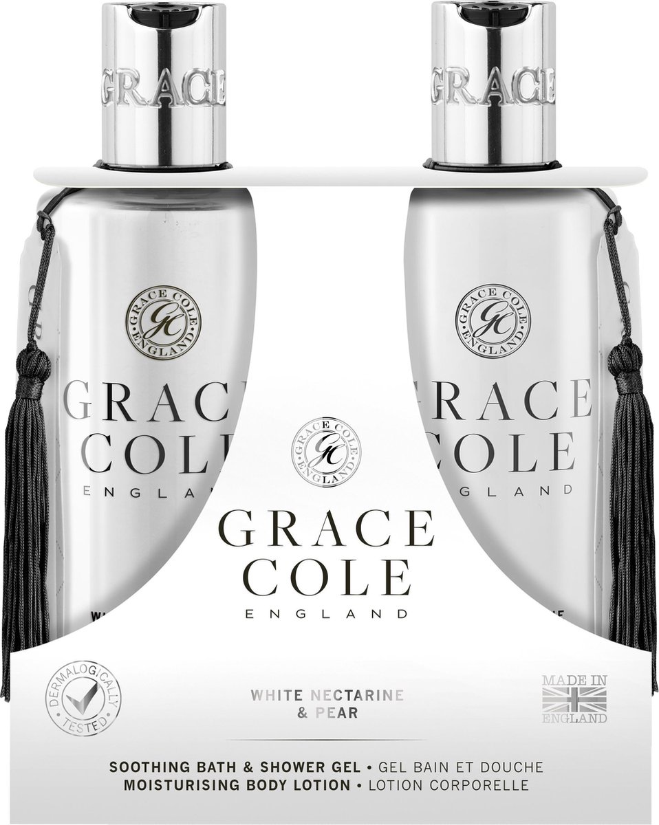 Goedkoopste Grace Cole Body Care Duo White Nectarine & Pear 2x 300 ml