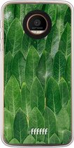 Motorola Moto Z Force Hoesje Transparant TPU Case - Green Scales #ffffff