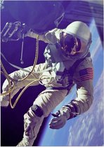 Astronaut Gemini 4 first in outer space (ruimtevaart) - Foto op Posterpapier - 42 x 59.4 cm (A2)