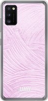 Samsung Galaxy A41 Hoesje Transparant TPU Case - Pink Slink #ffffff