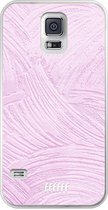 Samsung Galaxy S5 Hoesje Transparant TPU Case - Pink Slink #ffffff