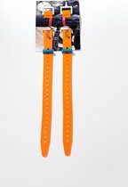 Fixplus strap oranje 46cm - TPU spanband voor snel en effectief bundelen en bevestigen van fietsonderdelen, ski's, buizen, stangen, touwen en latten