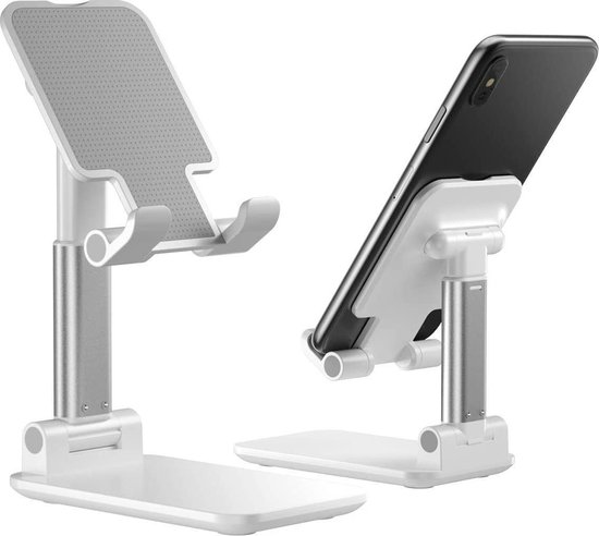 legaal Speeltoestellen ondernemen Mobiele telefoonhouder - tabletstandaard verstelbare bureaustandaard,  hoogte en hoek... | bol.com