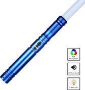 Sabre Laser professionnel - RGB 11 Colors - Lightsaber - Laser Sword - Dueling Lightsaber - FX Saber Sound - Metal Hilt - 115 CM - Bleu