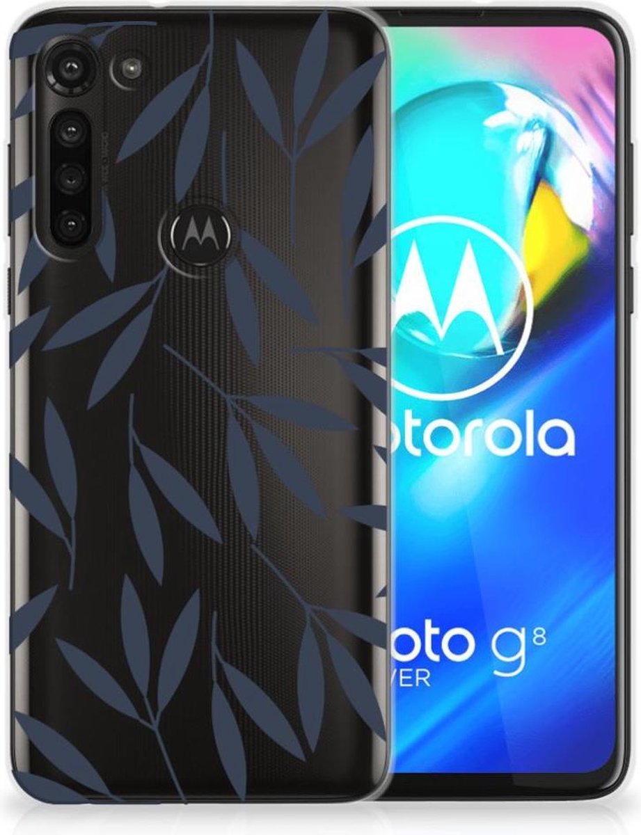 Motorola Moto G8 Power TPU Case Leaves Blue