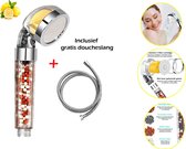 TSC Ionische Douchekop met Vitamine C - Waterbesparend - Water zuiverend - Hoge druk  - Gratis Doucheslang