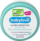 Babylove Ultra gevoelige wondbeschermingscrème met amandelolie en zinkoxide - Babycrème voor droge, gevoelige en allergische huid  (150 ml)