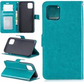iPhone 11 hoesje book case turquoise