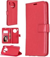 Huawei Mate 30 Lite hoesje book case rood