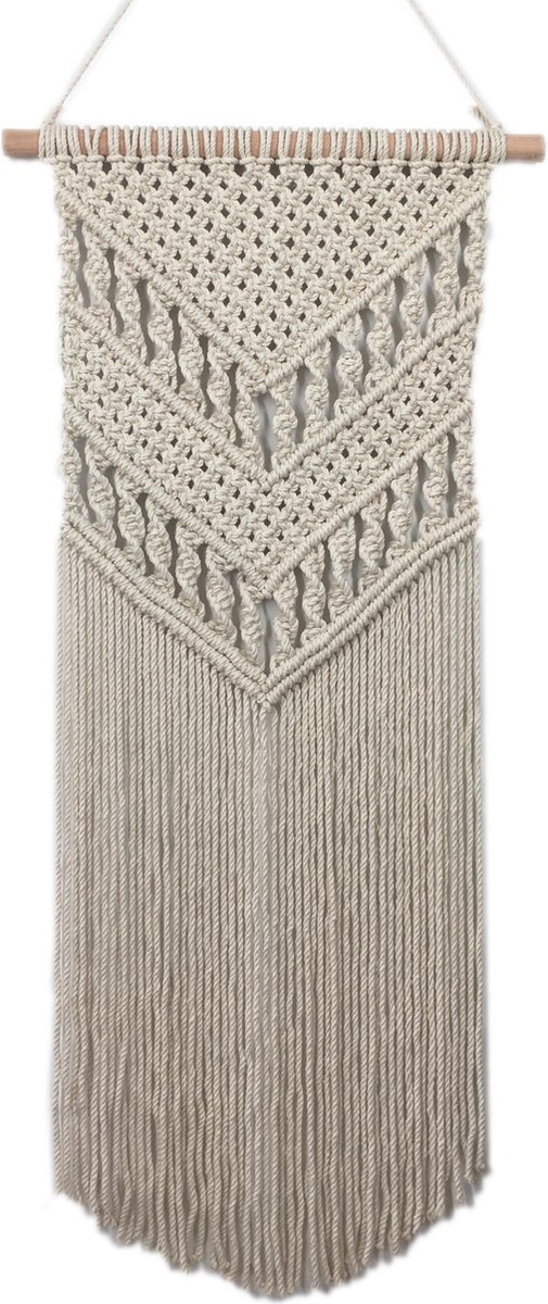Macramé Wandkleed – Wandtapijt – Muurdecoratie – 75x35 cm