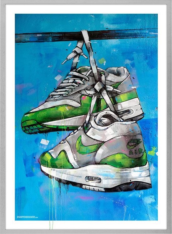 Poster - Nike Air Max Graffiti Painting - 71 X 51 Cm - Multicolor | bol.com