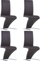 Eetkamerstoelen set 4 stuks (Incl LW anti kras viltjes) - Eetkamer stoelen - Extra stoelen voor huiskamer - Dineerstoelen – Tafelstoelen