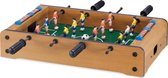 Relaxdays tafelvoetbaltafel - voetbalspel tafelmodel - voetbaltafel kinderen - kickertafel