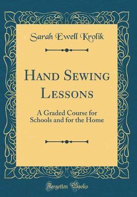 Hand Sewing Lessons, Sarah Ewell Krolik 9780266438465 Boeken