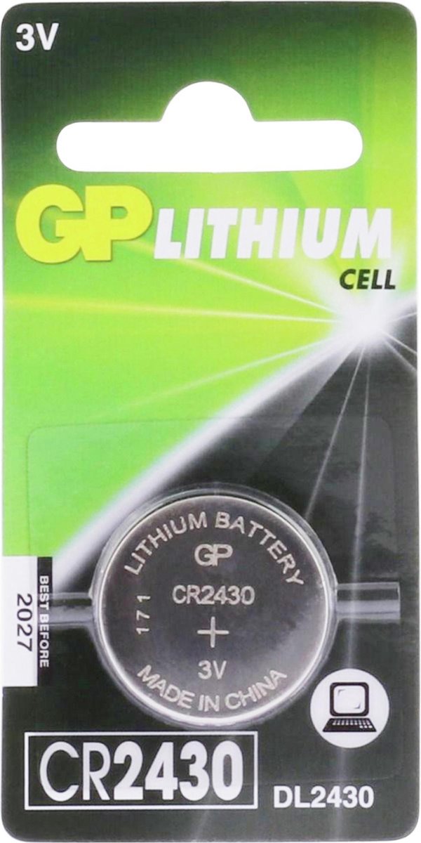 Gp Cr2430 Lithium-knoopcelbatterijen 3v Per Stuk