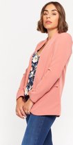 LOLALIZA Klassieke blazer - Roze - Maat 36