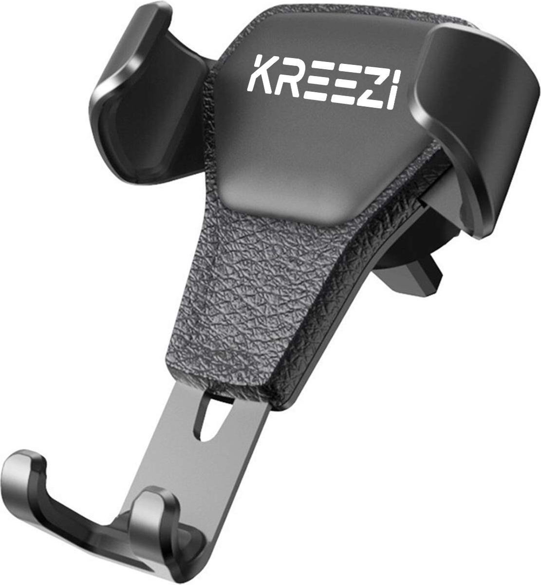 Kreezi RX4 PRO Mobiele telefoonhouder auto ventilatie rooster - Zwart - Autohouder - GSM houder auto