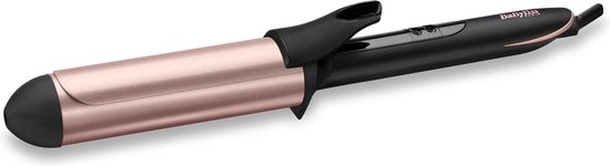 BaByliss Rose-Quartz 38mm Krultang C453E – 6 temperatuurinstellingen - Extra lange cilinder met quartz-keramische coating - Golven/slag - BaByliss