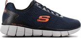 Skechers Equalizer 2.0 - Settle The Score - Heren Sneakers Sport Casual Schoenen Navy-Blauw 51529-NVOR - Maat EU 43 UK 8.5