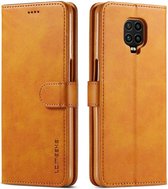 Xiaomi Redmi Note 9S / Note 9 Pro Leren Portemonnee Book Hoesje Bruin