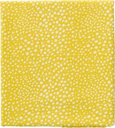 Cottonbaby hoeslaken wieg hagel okergeel 40x80 cm