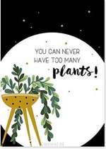 Poster A4 - You can never have to many plants!