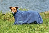 Weatherbeeta Badstof honden handdoek met rits comfitec dry navy maat 2XL