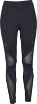 Urban Classics - Triangle Tech Mesh Sportlegging - 2XL - Zwart