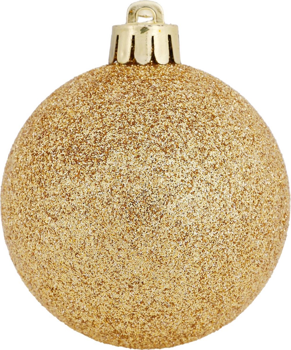 Christmas gifts Kerstballen set - 100 ballen - Plastic / Kunststof - Goud – foto 4